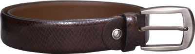 

ZAZ Men Casual Brown Genuine Leather Belt