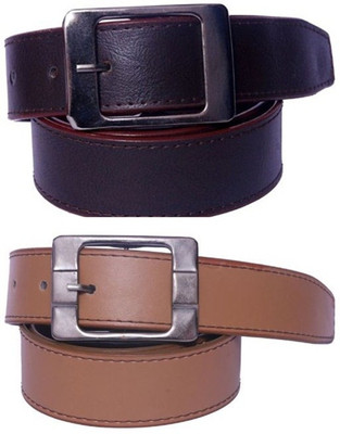 

Kamyaart Men Casual Brown, Tan Artificial Leather Belt