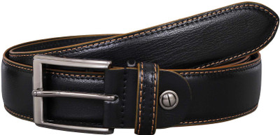 

ZAZ Men Formal Black Genuine Leather Belt