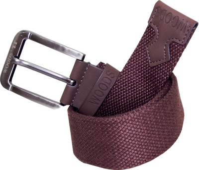 

WOODS Men Formal, Casual Khaki Canvas, Fabric, Synthetic Belt