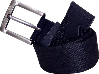 

WOODS Men Formal, Casual Black Canvas, Fabric, Synthetic Belt