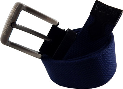 

WOODS Men Formal, Casual Blue Canvas, Fabric, Synthetic Belt