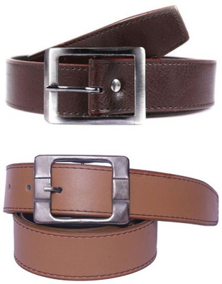 

Fastfox Men Casual Brown, Tan Artificial Leather Belt