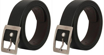 

Besto Men Casual Black, Black Artificial Leather Belt