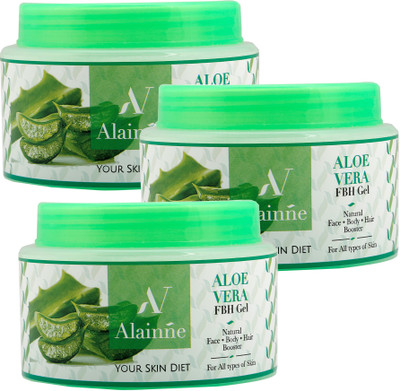 

Alainne Aloe-Vera Face & Body Gel (Pack Of 3,) 100g each(300 g)
