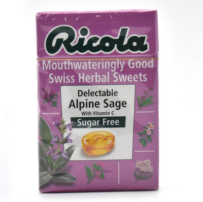 

Ricola Sugar Free Swiss Herbal Sweets, 45g - Delectable Alpine Sage Fruits Candy