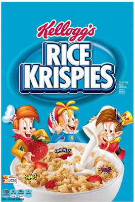 

Kellogg's Rice Krispies Toasted Rice Cereal - 340g (12oz)(340 g, Box)