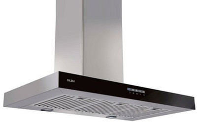 

GLEN Chimney GL 6052 Touch 90cm Heat & Smoke Sensor Wall Mounted Chimney(Silver 1000 CMH)
