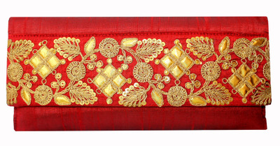 

Milan's creation Party Red Clutch