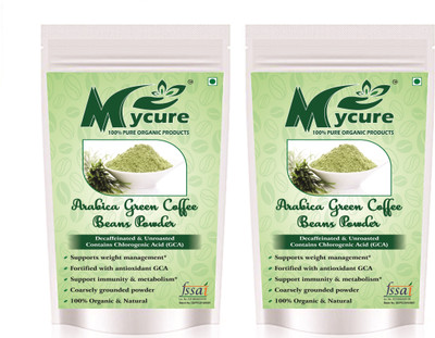 

MyCure Arabica Green Coffee Beans Powder Instant Coffee 400 g(Pack of 2)