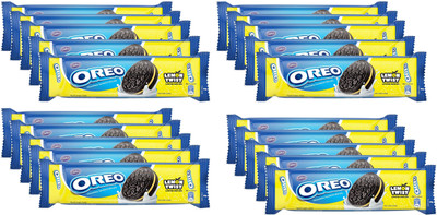 

Cadbury Oreo Lemon Twist Limited Edition Creme Biscuit, 120 gm (Pack of 20)(2400 g, Pack of 20)