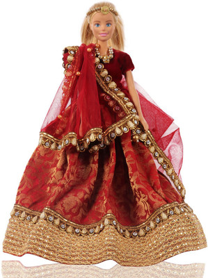 

Aglare Party Outfit For 30cm Doll(Red)