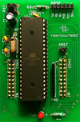 

TEKNOWTASC TKAVR09 Micro Controller Board Electronic Hobby Kit