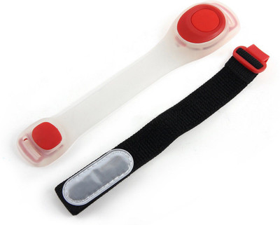 

SBE 1pc LED Night Reflective Safety Belt Arm Strap, Night Cycling Running Jogging Hiking Armband Fitness Band(Red)