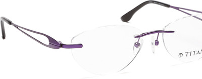 

Titan Rimless Oval Frame(123 mm