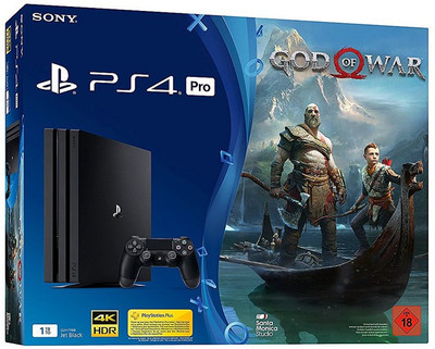 

Sony Ps4 Pro 1TB GB with God of War(Black)