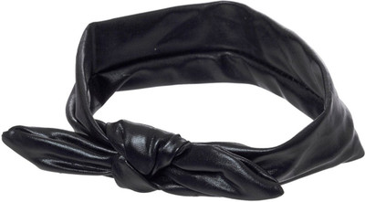 

Smartcraft Baby Knot Bow Headband -Black Head Band(Pink)