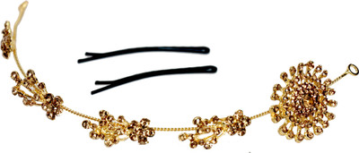 

shourya Fashion Hair Band Hair Accessory Set(Gold)