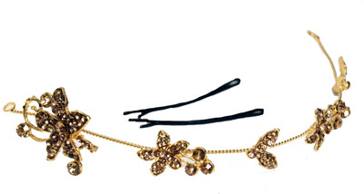 

shourya HAIR ACCESSORIES /1/DLI Hair Band(Gold)