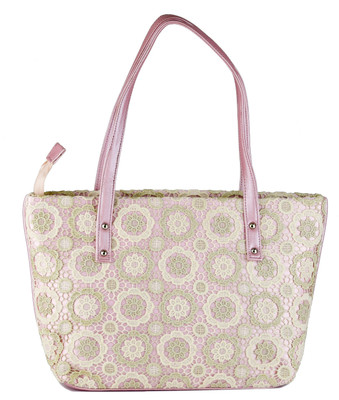

Vestta Shoulder Bag(White, Pink), Pink;white