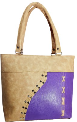 

Jovial Hand-held Bag(Beige, Purple)