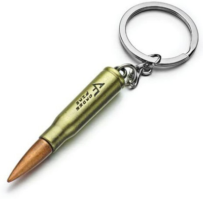 Universal Full Metal Long Bullet Shape Key Chain