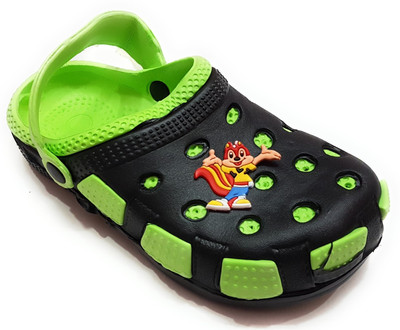 Angel Fashion Boys Slip-on Clogs(Green