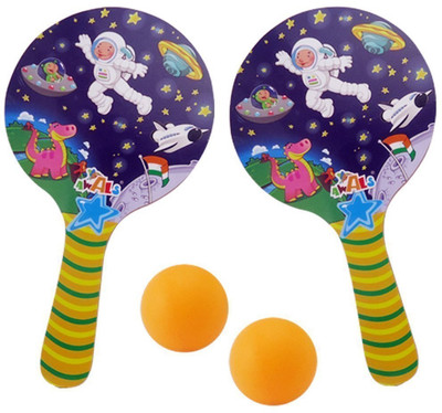 

Clastik Designer Table Tennis Rackets-Age 3+ Table Tennis Kit