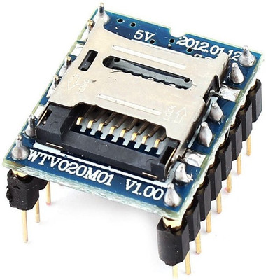 

xcluma MP3 VOICE U-DISK AUDIO PLAYER MICRO SD CARD MODULE WTV020-SD-16P(Blue)
