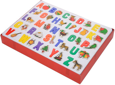 

Eminent India ABC Toy Tray(ALPHABETS & PICTURESIN SHAPES)(Multicolor)