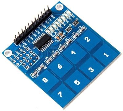 

xcluma TTP226 8 CHANNEL DIGITAL CAPACITIVE TOUCH SENSOR FOR ARDUINO(Blue)