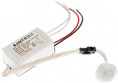 

xcluma 200W 220V IR Infrared Module Body Sensor Switch Intelligent Light Lamps Motion Sensing Switch(White)