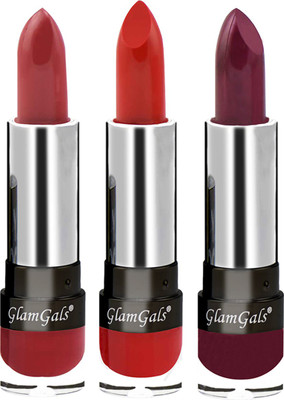 

GlamGals INTENSO LIP TRIO COMBO(Rasberry, Pure Rouge, Mocha, 3.5 g)