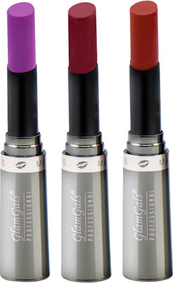 

GlamGals ULTRA RADIANT LIP TRIO COMBO(Purple, Red, Red Fox)