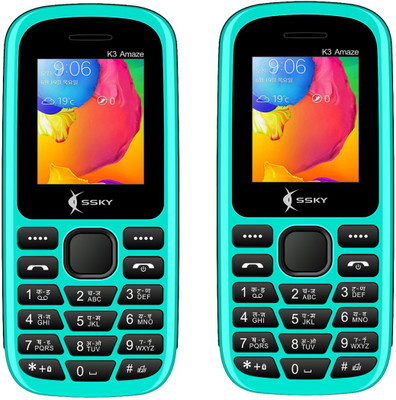 

Ssky K3 Amaze Combo of Two Mobile(Blue & Black)