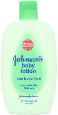 

Johnson's Baby Lotion Aloe & Vitamin E - 443ml (15oz) (USA)(443 ml)