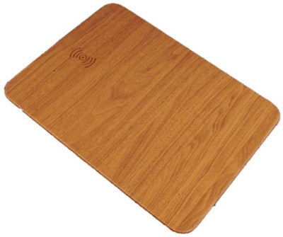 

Lootmela Mouse pad with Wireless Mobile Charger Mousepad(Brown)