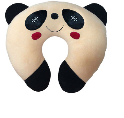 

Shrih Soft Panda Designed Neck Cushion Pillow Neck Pillow(Multicolor)