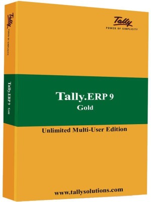 Tally tally.erp9 Gold Unlimited users(1 year Year)