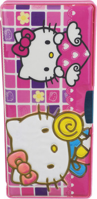 

SLN Retail Cartoon Character Character Art Plastic Pencil Box(Set of 1, Pink)