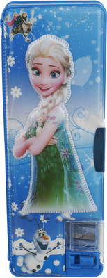 

SLN Retail Cartoon Character Character Art Plastic Pencil Box(Set of 1, Blue)