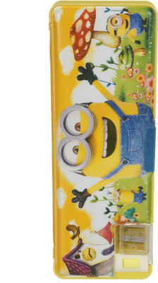 

SLN Retail Cartoon Character Character Art Plastic Pencil Box(Set of 1, Yellow)
