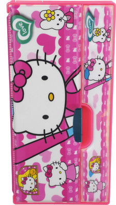 SLN Retail Cartoon Character Character Art Plastic Pencil Box(Set of 1, Pink)