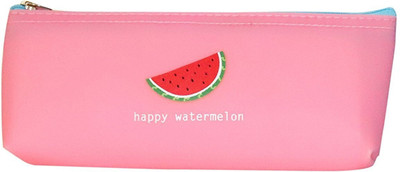 

Parteet pouch Pencil pouch Art Polyester Pencil Box(Set of 1, Pink)