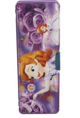 

SLN Retail Cartoon Character Character Art Plastic Pencil Box(Set of 1, Purple)