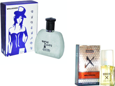 

Wellgoods Set of (2) Blue Lady-Cobra SilverX-120ml Eau de Parfum - 120 ml(For Men & Women)