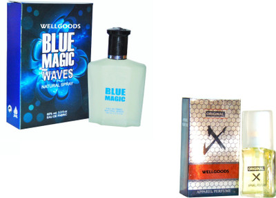 

Wellgoods Set of (2) Magic Blue-Cobra SilverX-120ml Eau de Parfum - 120 ml(For Men & Women)