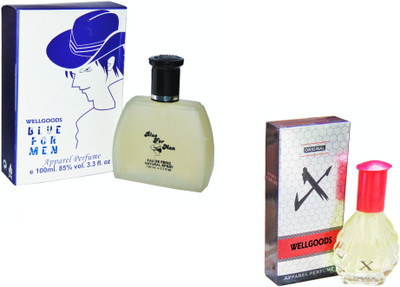 

Wellgoods Set of (2) Blue for Men-Cobra SilverX - 130ml Eau de Parfum - 130 ml(For Men & Women)