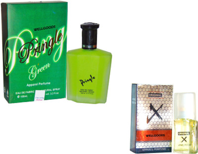 

Wellgoods Set of (2) Groomy Green-Cobra SilverX - 120ml Eau de Parfum - 120 ml(For Men & Women)