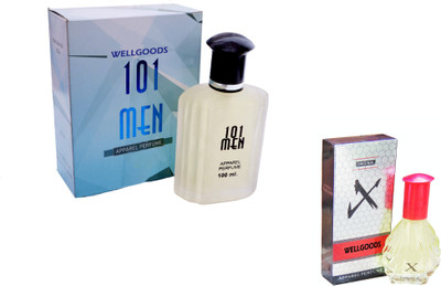 

Wellgoods Set of (2) 101 men-Cobra SilverX - 130ml Eau de Parfum - 130 ml(For Men & Women)